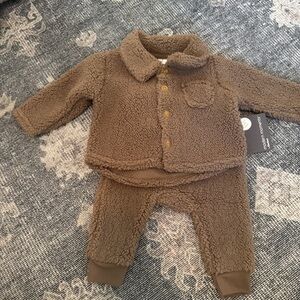 Brown Sherpa Set NWT